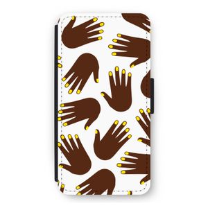Hands dark: iPhone 12 Flip Hoesje