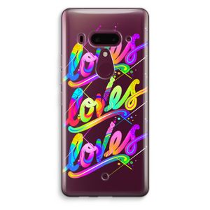 Loves: HTC U12+ Transparant Hoesje