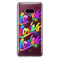 Loves: HTC U12+ Transparant Hoesje