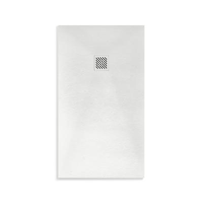 Douchebak BWS Elsa Composiet Anti-slip 120x90x3 cm Mat Wit