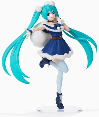 Hatsune Miku Figure - Christmas 2020 Blue Ver.