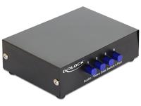 Delock 87637 Switch Audio/Video 4-poorts handmatig bidirectioneel - thumbnail