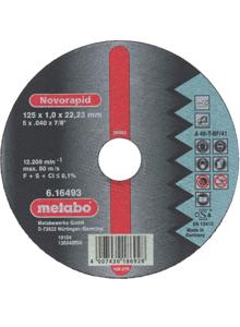 Metabo Accessoires Doorslijpschijf Ø 115X1,0X22,23 Inox Novorapid - 616492000
