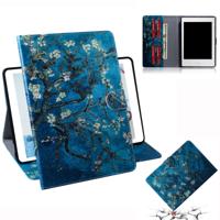 Abrikoos bloesem patroon horizontale Flip lederen case voor Amazon Kindle Paperwhite 4 (2018)/3/2/1 met houder & Card slot & portemonnee