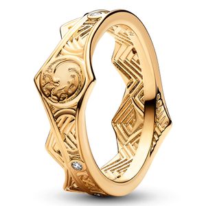 Pandora 162969C01 Ring Game of Thrones House of the Dragon Crown zilver-zirconia goudkleurig-wit