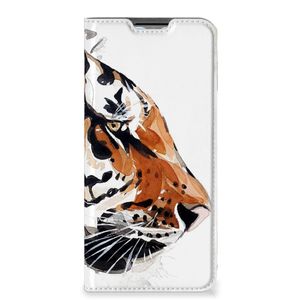 Bookcase OPPO A54s | A16 | A16s Watercolor Tiger