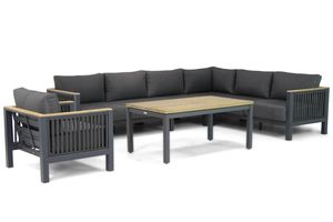 Santika Shadow/Riviera 140 cm dining loungeset 6-delig