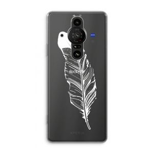 Pluim: Sony Xperia Pro-I Transparant Hoesje