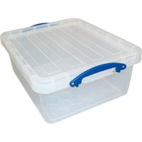 Really Useful Box opbergdoos 23,5 l, nestbaar, transparant