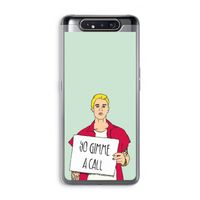 Gimme a call: Samsung Galaxy A80 Transparant Hoesje Gimme a call: Samsung Galaxy A80 Transparant Hoesje