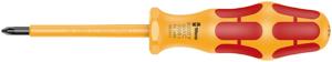 Wera 1065 i PZ VDE-geïsoleerde Kraftform Pozidriv schroevendraaier, PZ 1 x 80 mm - 05051611001