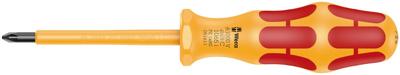 Wera 1065 i PZ VDE-geïsoleerde Kraftform Pozidriv schroevendraaier, PZ 1 x 80 mm - 05051611001