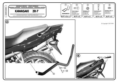 GIVI F -Topkofferhouder, Motorspecifieke bagage, 436F