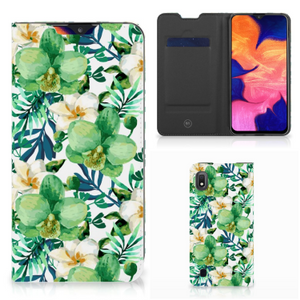 Samsung Galaxy A10 Smart Cover Orchidee Groen