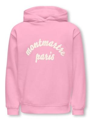 Kids ONLY winter hoodie meisjes - roze - KogHollylife - loose fit