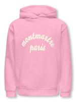 Kids ONLY winter hoodie meisjes - roze - KogHollylife - loose fit