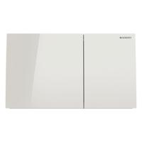 Geberit Drukplaat Sigma 70 Frontbediening 2-toets Glas Zandgrijs