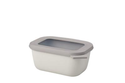 Multikom cirqula rechthoekig 750 ml nordic white - Mepal