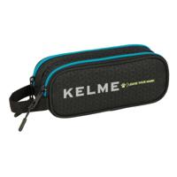 Pennenetui met 2 vakken Kelme Iron Zwart 21 x 8 x 6 cm