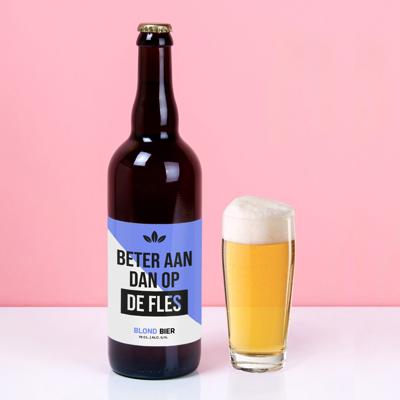 Bierfles (750ml) Beter aan dan op de fles