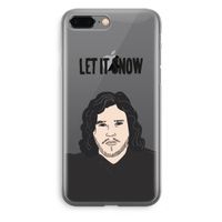 Let It Snow: iPhone 8 Plus Transparant Hoesje