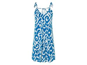 esmara Dames jurk of jumpsuit (Patroon/blauw/wit, M (40/42))