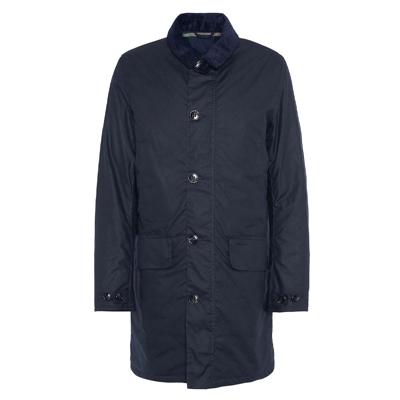 Heren waxjas Mac Navy