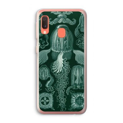 Haeckel Cubomedusae: Samsung Galaxy A20e Transparant Hoesje