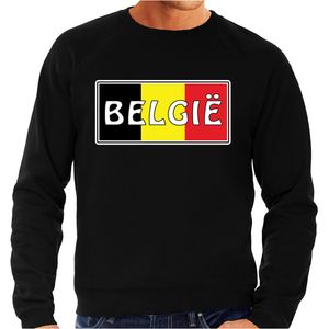 Belgie landen sweater zwart voor heren 2XL  -