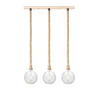 Home sweet home hanglamp Leonardo 3L Globe groot - helder