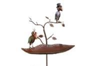 Drinkbak tuinsteker 2 raven gekleurd Drinkbak tuinsteker 2 raven gekleurd