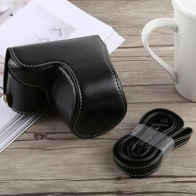 Full Body Camera PU lederen Case tas met riem voor Sony A5100 (zwart)