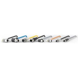 Pepperl+Fuchs 210596 Kabeldoos M12 Aantal polen (sensoren): 4 Bus, haaks 10.00 m 1 stuk(s)