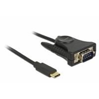 Delock USB 2.0 Adapter [1x USB-C stekker - 1x RS232-stekker] 62964 1.8 m