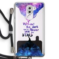 Stars quote: Honor 6X Transparant Hoesje met koord