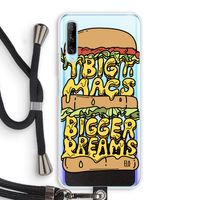 Big Macs Bigger Dreams: Huawei P Smart Pro Transparant Hoesje met koord
