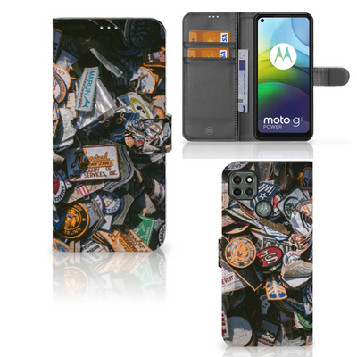 Motorola Moto G9 Power Telefoonhoesje met foto Badges