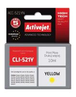 Activejet inkt ACC-521YN (vervangingsinkt Canon CLI-521Y; Supreme; 10 ml; geel)