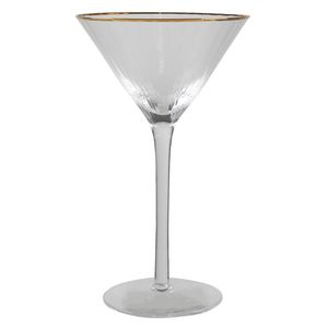 Clayre & Eef Martiniglas 250 ml Glas Wijnglas Transparant Wijnglas