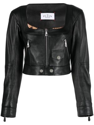 Philipp Plein veste à fermeture zippée - Noir