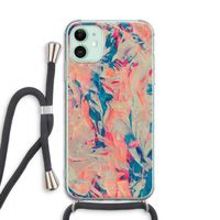 Alone: iPhone 11 Transparant Hoesje met koord