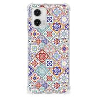 Motorola Moto G73 Anti-Shock Hoesje Tiles Color