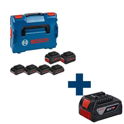 Bosch Professional Starterset 4x Accu 18V 4.0Ah ProCORE18V AMPShare + 2x Accu 18V 8.0Ah ProCORE18V AMPShare in L-Boxx - 1600A02A2T