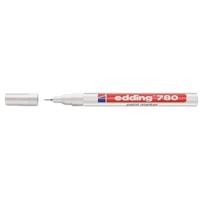 Paintmarker edding 780 oliebasis 0.8mm wit | 10 stuks