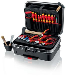 Knipex Gereedschapsassortiment | 24-delig | in hardschalenkoffer | voor elektriciens | 1 stuk - 00 21 06 HL S - 00 21 06 HL S