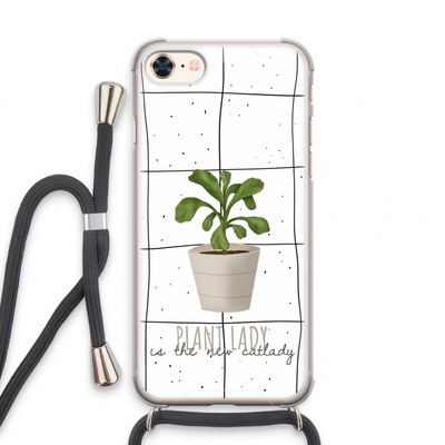 Kamerplant op vensterruit: iPhone 7 Transparant Hoesje met koord