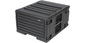 SKB 1SKB-R6UW 6U Rolling Roto Rack 19 inch flightcase trolley 6U