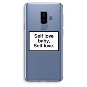Self love: Samsung Galaxy S9 Plus Transparant Hoesje