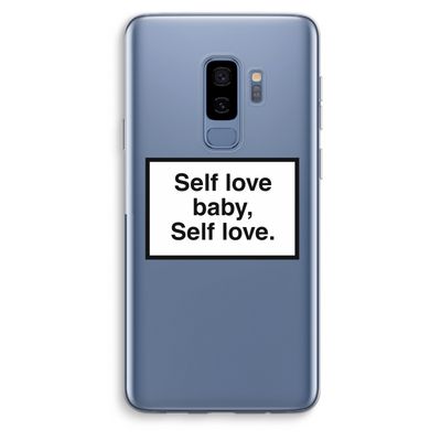 Self love: Samsung Galaxy S9 Plus Transparant Hoesje