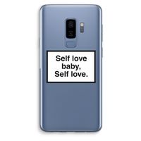 Self love: Samsung Galaxy S9 Plus Transparant Hoesje